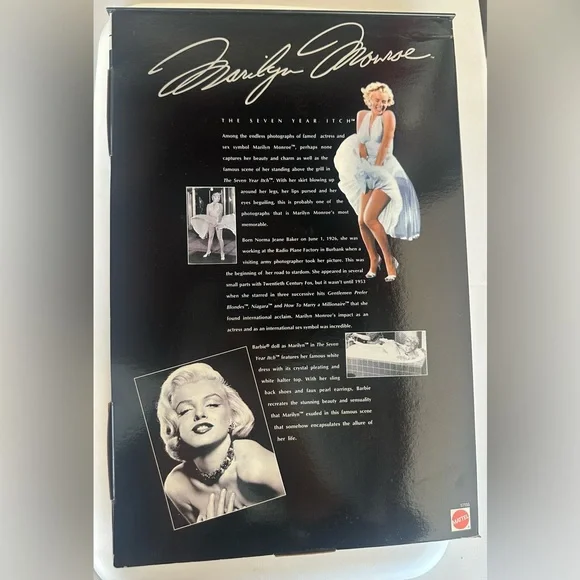 NIB Collectors Edition Marilyn Monroe Barbie The Seven Year Itch - Picture 3 of 4